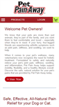 Mobile Screenshot of pet-pain-away.com